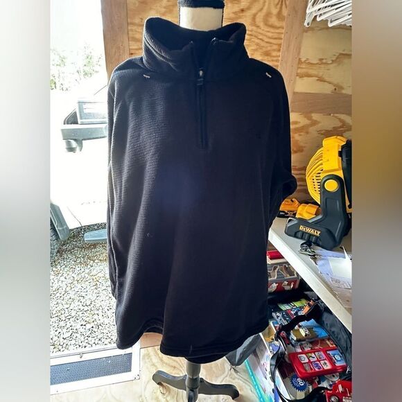 North face Black Quarter-Zip Pullover - Picture 1 of 4